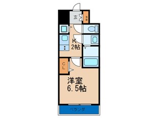 ﾗﾗﾌﾟﾚｲｽ梅田西ｲﾙﾐﾅｰﾚ(1206)の物件間取画像